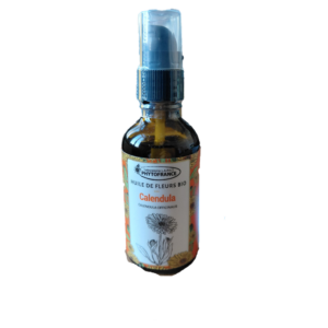 Huile de Calendula 50 ml bio Calendula officinalis macérât huileux Naturaly Bailleul.