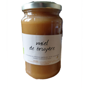 Miel de Bruyère Bio 500 g miel monofloral origine France goût intense utilisation et conservation