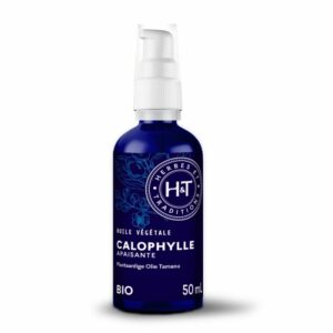 Flacon d’huile de Calophylle Bio 50 ml première pression à froid.