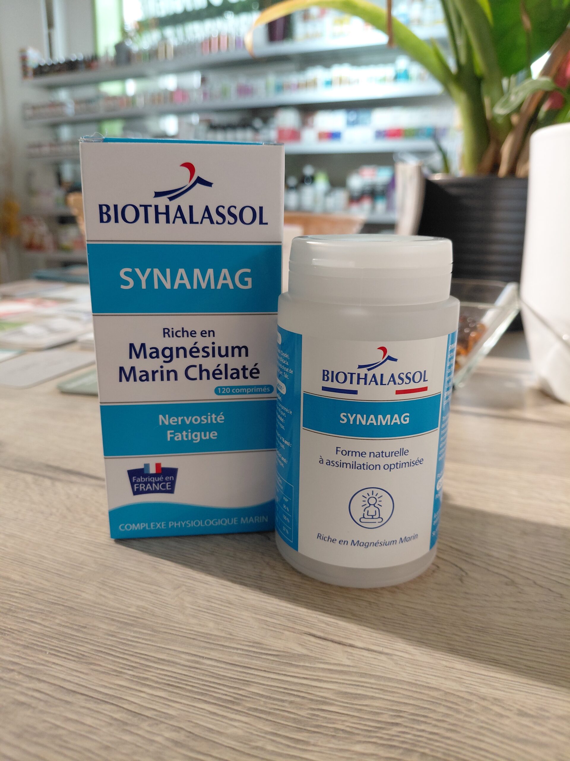 synamag magnésium marin 120 comprimés photo magasin naturaly