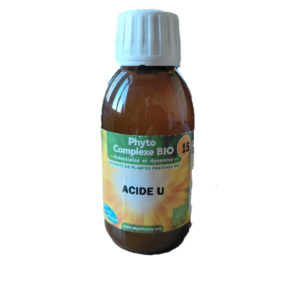 Acide U 125 ml complexe plantes bio complément alimentaire Naturaly Bailleul.