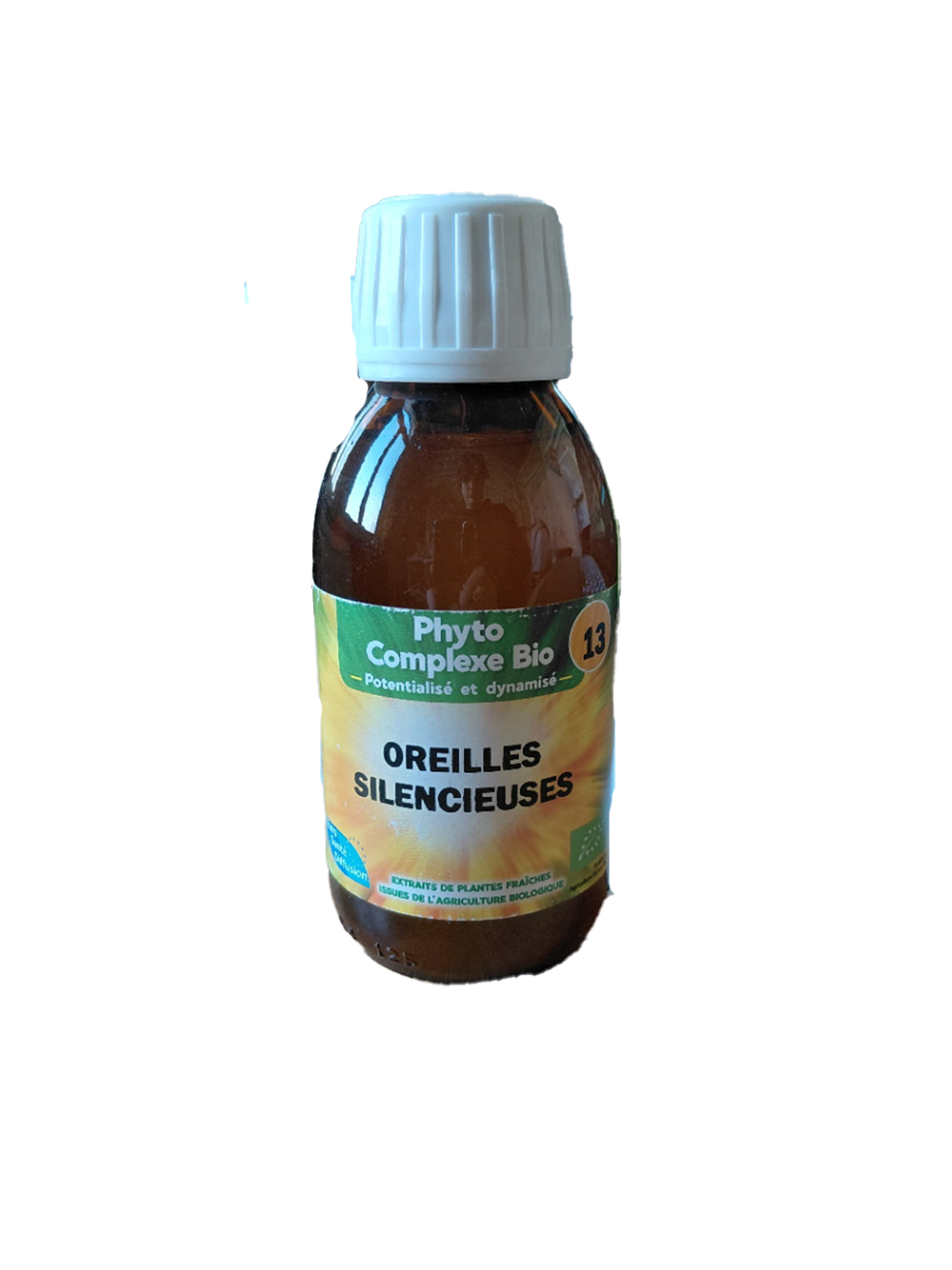 Oreilles silencieuses 125 ml complément alimentaire bio plantes confort auditif ginkgo aubépine Naturaly