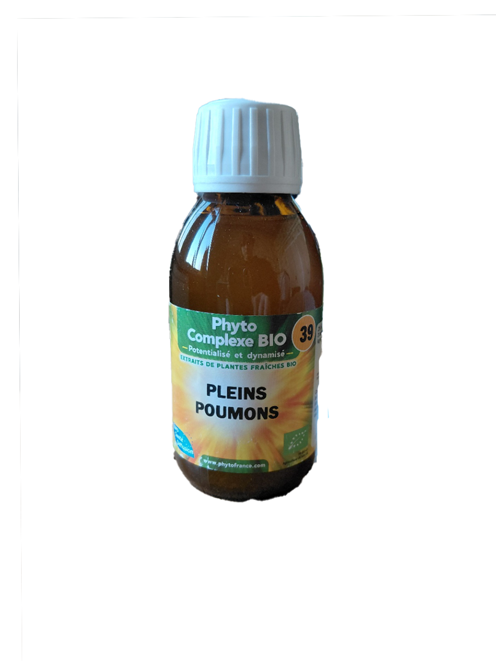 Plein Poumons 125 ml complément alimentaire bio plantes confort respiratoire solution hydro alcoolique Naturaly