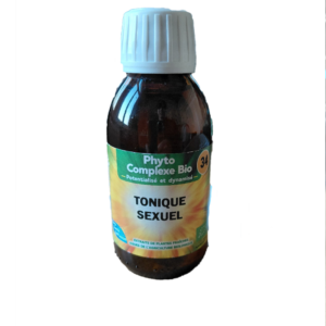 Tonique Sexuel 125 ml complément alimentaire bio plantes vitalité ginseng gingembre damiana Naturaly