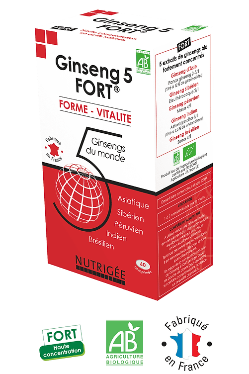 Ginseng 5 Fort 60 comprimés