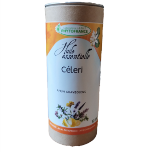 Céleri 10 ml huile essentielle Apium graveolens PhytoFrance Naturaly Bailleul.