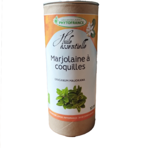 Marjolaine à coquilles 10 ml bio huile essentielle Origanum majorana Naturaly Bailleul aromatherapie bio.