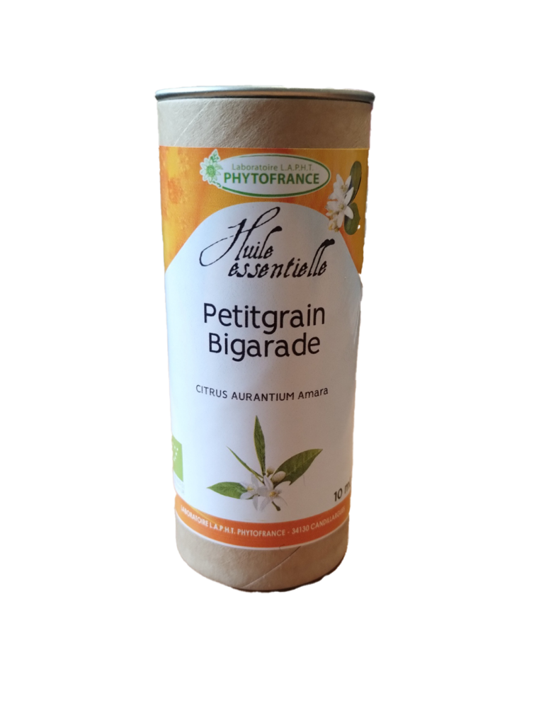 Huile essentielle Petit Grain Bigarade bio 10 ml Citrus aurantium feuilles distillation vapeur