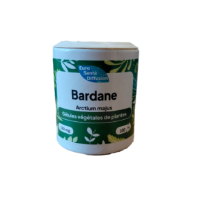 Bardane 100 gélules complément Arctium majus alimentaire Naturaly Bailleul.