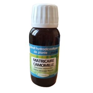 Camomille matricaire 60 ml extrait hydroalcoolique bio plante fraîche Naturaly Bailleul.