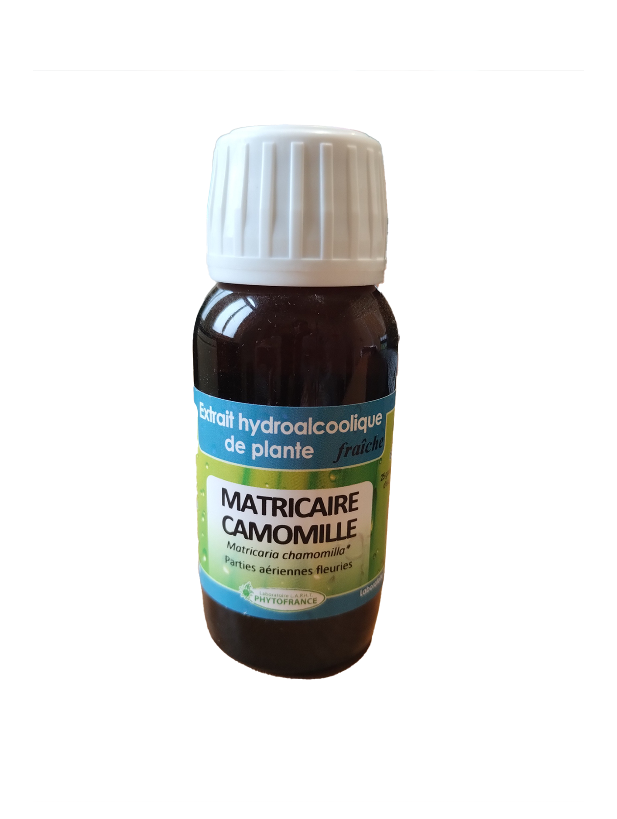 Camomille matricaire 60 ml extrait hydroalcoolique bio plante fraîche Naturaly Bailleul.