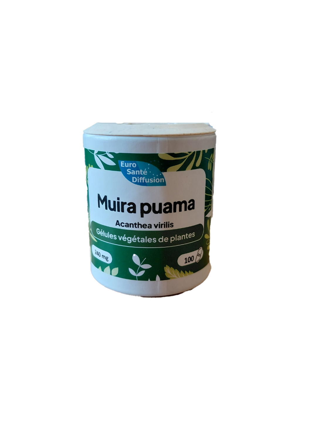Muira Puama 100 gélules Acanthea virilis complément alimentaire Naturaly Bailleul.
