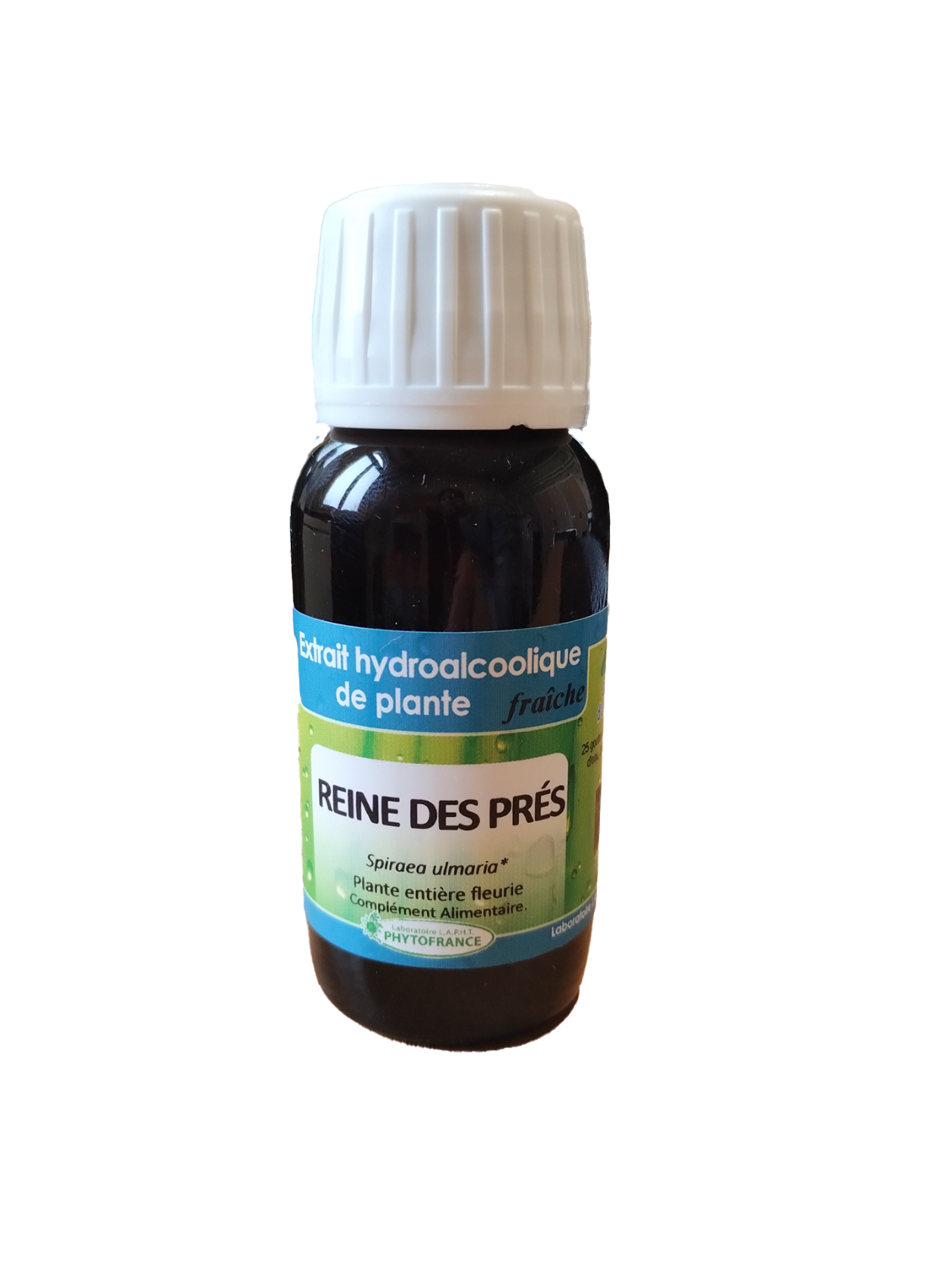 Reine des Prés 60 ml extrait hydroalcoolique bio plante fraîche Naturaly Bailleul.