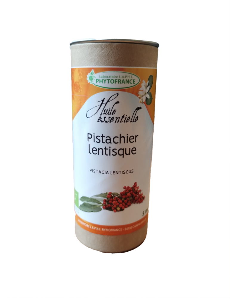 Lentisque Pistachier 5 ml huile essentielle bio Pistacia lentiscus Naturaly Bailleul.