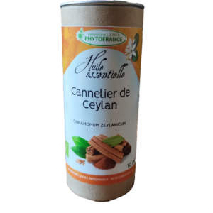 Cannelle de Ceylan 10 ml huile essentielle bio Cinnamomum zeylanicum Naturaly Bailleul.