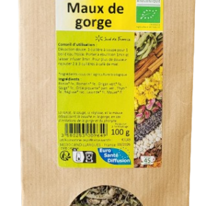 Tisane Maux de Gorge. Naturaly herboristerie bailleul plantes