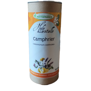 Camphrier 10 ml huile essentielle Cinnamomum camphora PhytoFrance Naturaly Bailleul.