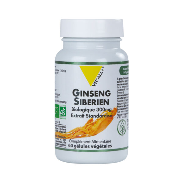 Ginseng sibérien 60 gélules