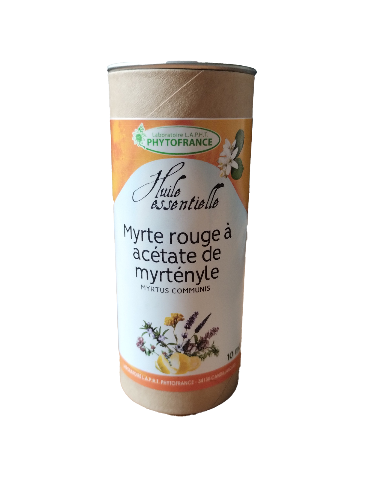 Myrte Rouge 10 ml Myrtus communis acétate de myrtényle Naturaly Bailleul.