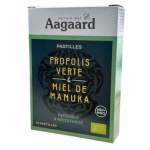 pastilles manuka propolis verte