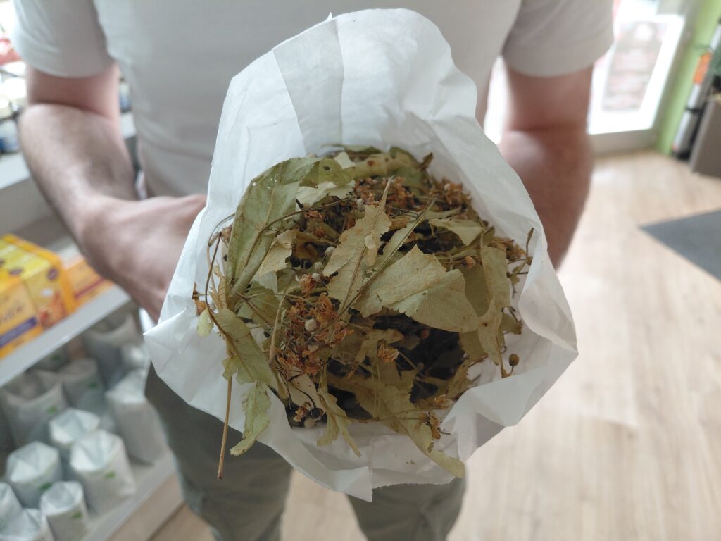 tisane de fleurs de tilleul, Lucas à Naturaly