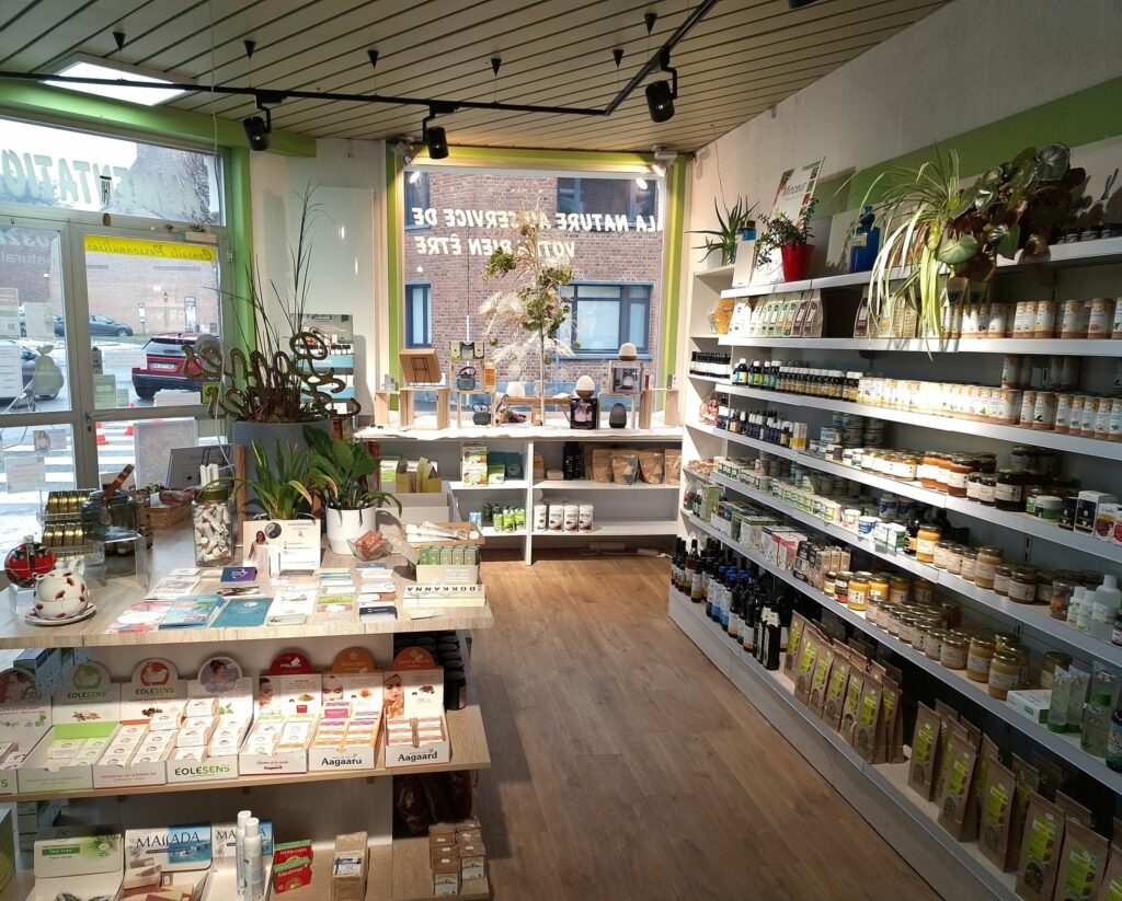 Rayons du magasin bio naturel Naturaly
