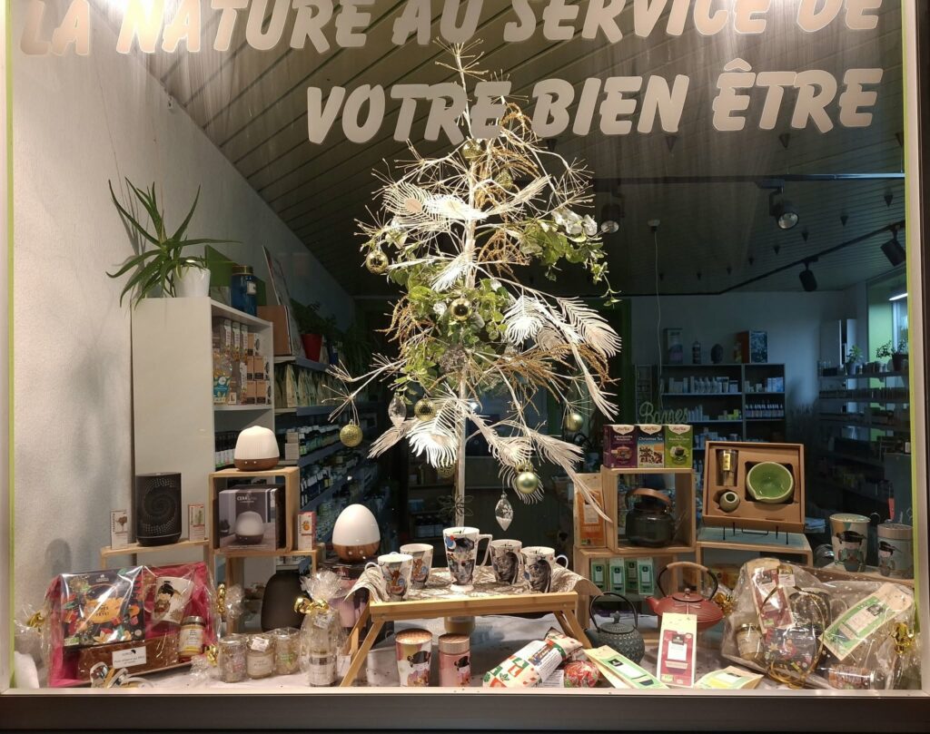 Vitrine de Noël Naturaly dans les flandres