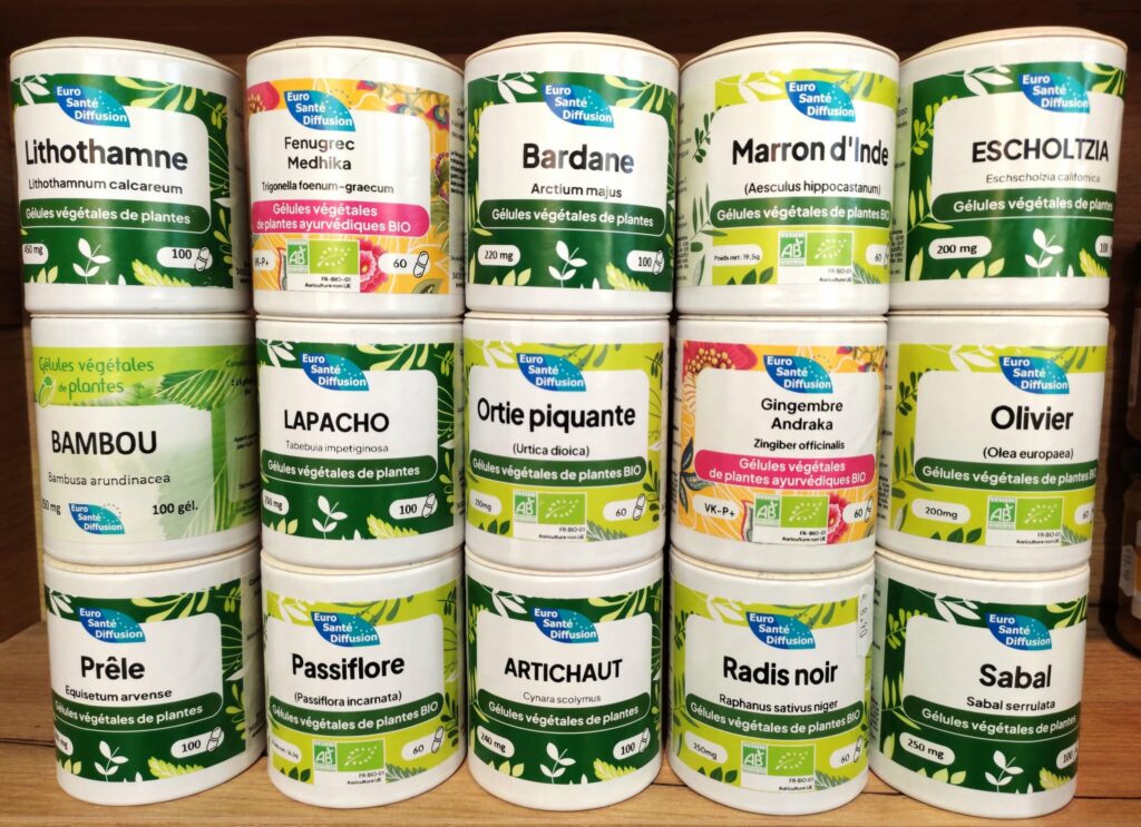 gélules de plantes bailleul herboristerie
