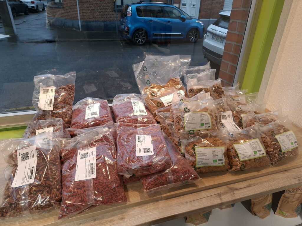 rayon des fruits secs et oléagineux Naturaly