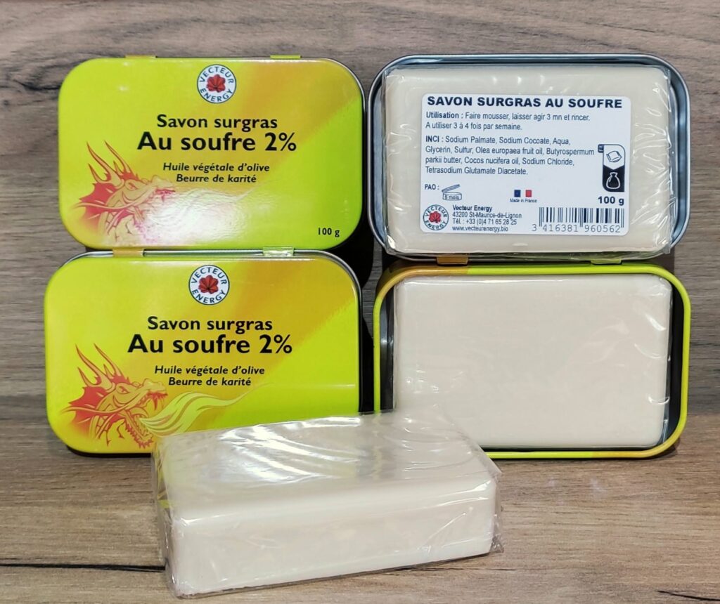 savon au soufre pour la peau