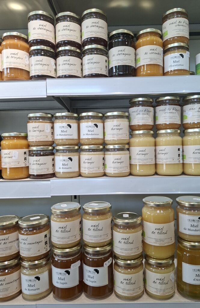 sélection de miels naturels à bailleul Naturaly