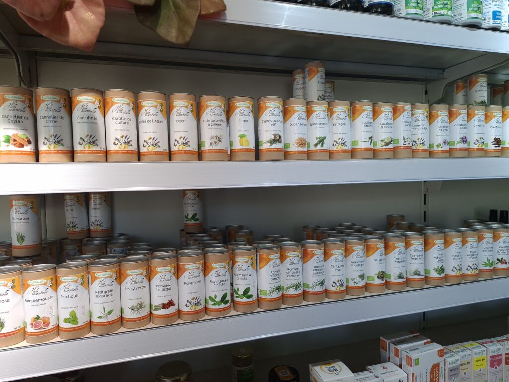 Toutes nos huiles essentielles au magasin à découvrir