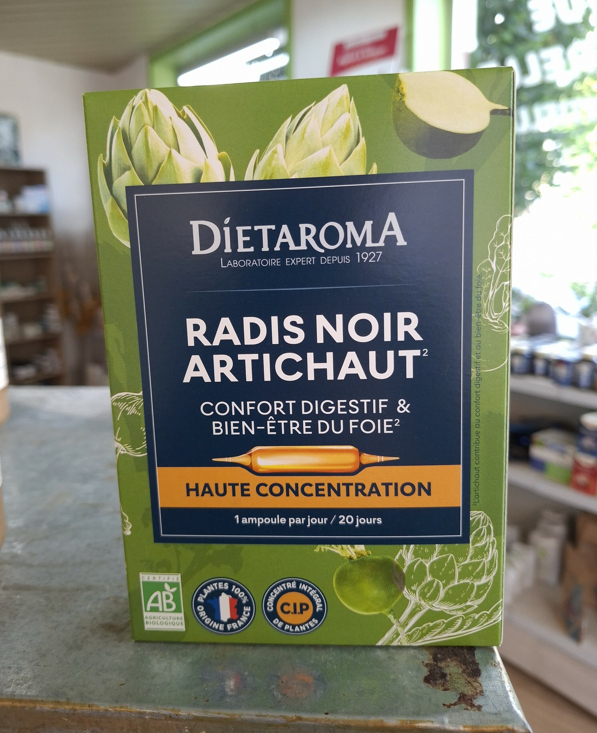 Radis Noir Artichaut Bio 20 ampoules – Image 2
