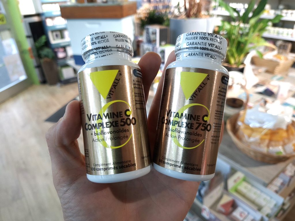 vitamine c action prolongée vitall +